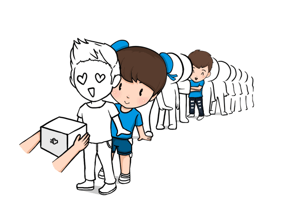 掛著“鮑師傅”招牌的網(wǎng)紅店，長長的隊里竟然有好多“托”