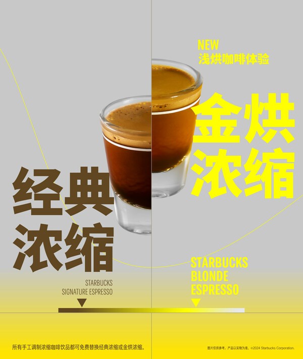 星巴克中國推出金烘濃縮，體驗全新咖啡之味