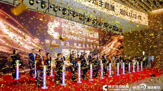 2024HOTELEX深圳展今日華麗啟幕，華南酒店及餐飲業(yè)再奏凱歌
